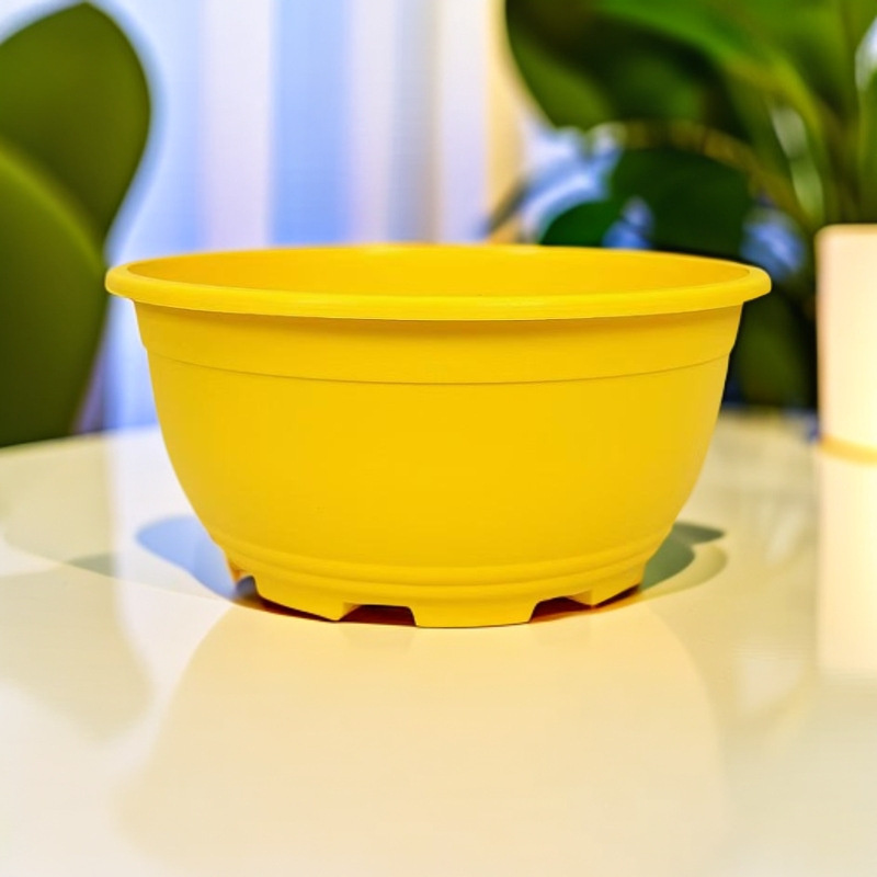 2個セット カラフルボウル ー 22cm/8.66インチ 厚手ppプラスチック製