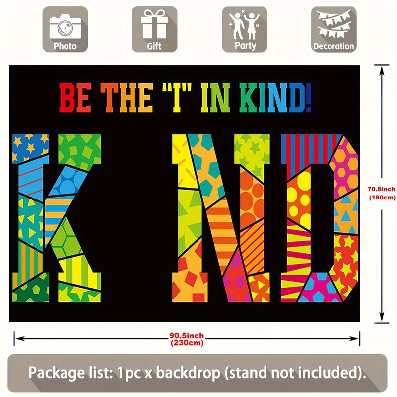 TEMU [party Banner] 1pc " 't' !" Backdrop Online Teaching Teacher Students Study At Home Photography Backdrop Props Shower Birthday Classroom