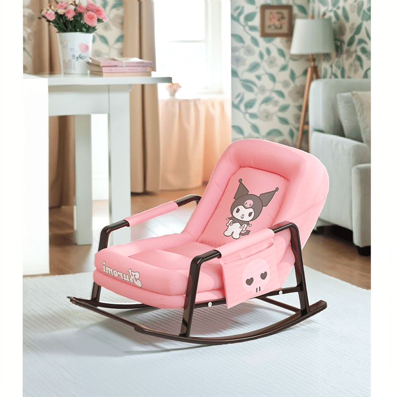   for   Rocking Chair - Adjustable Recliner with 110°- ° Swivel, 15°-30° Tilt, Ergonomic Support & Removable Cushion, White PVC Multi-Use Lounge Chair for Living Room, Balcony, Office - No  , Hand Wash Only, Recliner Chair, Balcony Relaxation,   Design, Comfortable Seating
