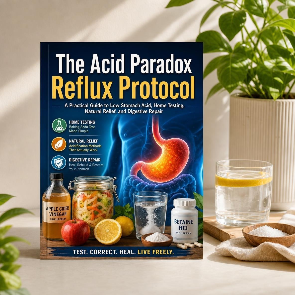 item picture the acid   reflux   a practical guide to low stomach acid   natural relief and digestive repair