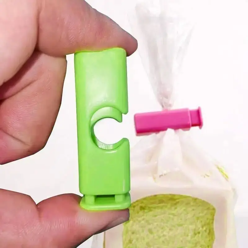 5 15 25 шт. ярких цветных зажимов для запечатывания пакетов с едой, влагозащитных, страховых зажимов для запечатывания, домашних, для пакетов с приправами, детали запечатывания 5
