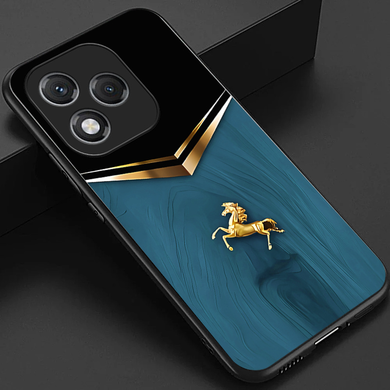 TEMU Case 400 Lite Honor 400 Phone Case, Multiple Color And Pattern Stylish Glossy Glass Back Cover Gift