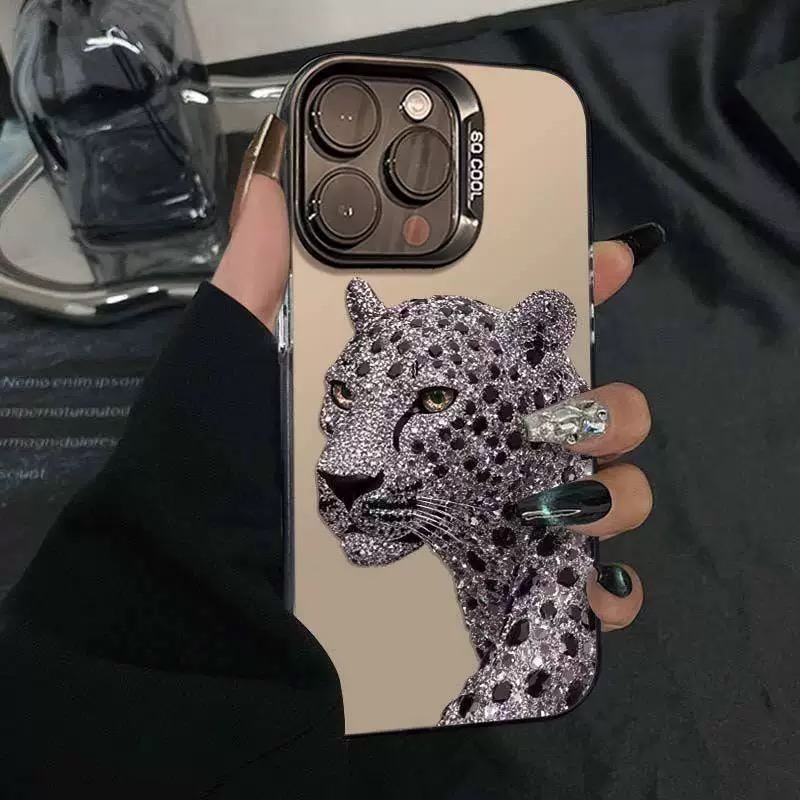 TEMU Custodia per telefono - Stampa leopardata a , adatta per custodia iPhone