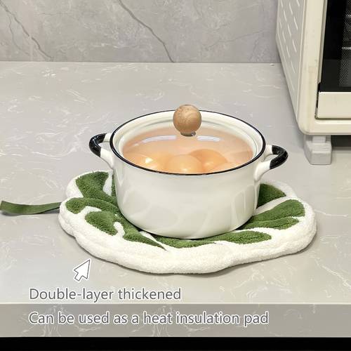 2pcs leaf shaped finger towels with hanging loop absorbent microfiber bath and kitchen towels suitable for bathroom contemporary leaf hand towels easter gifts for and mothers