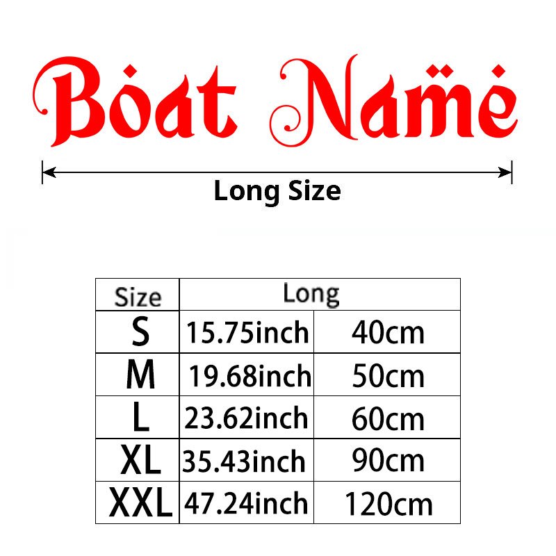 Personalized Boat Name/Text Engravable Ship Sticker