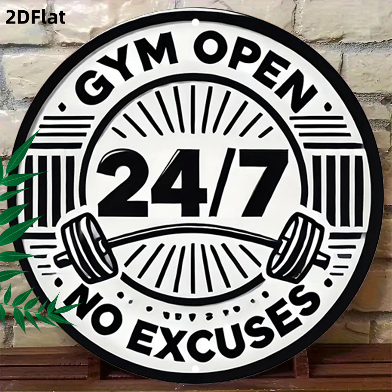 gym signs sold on Temu United States