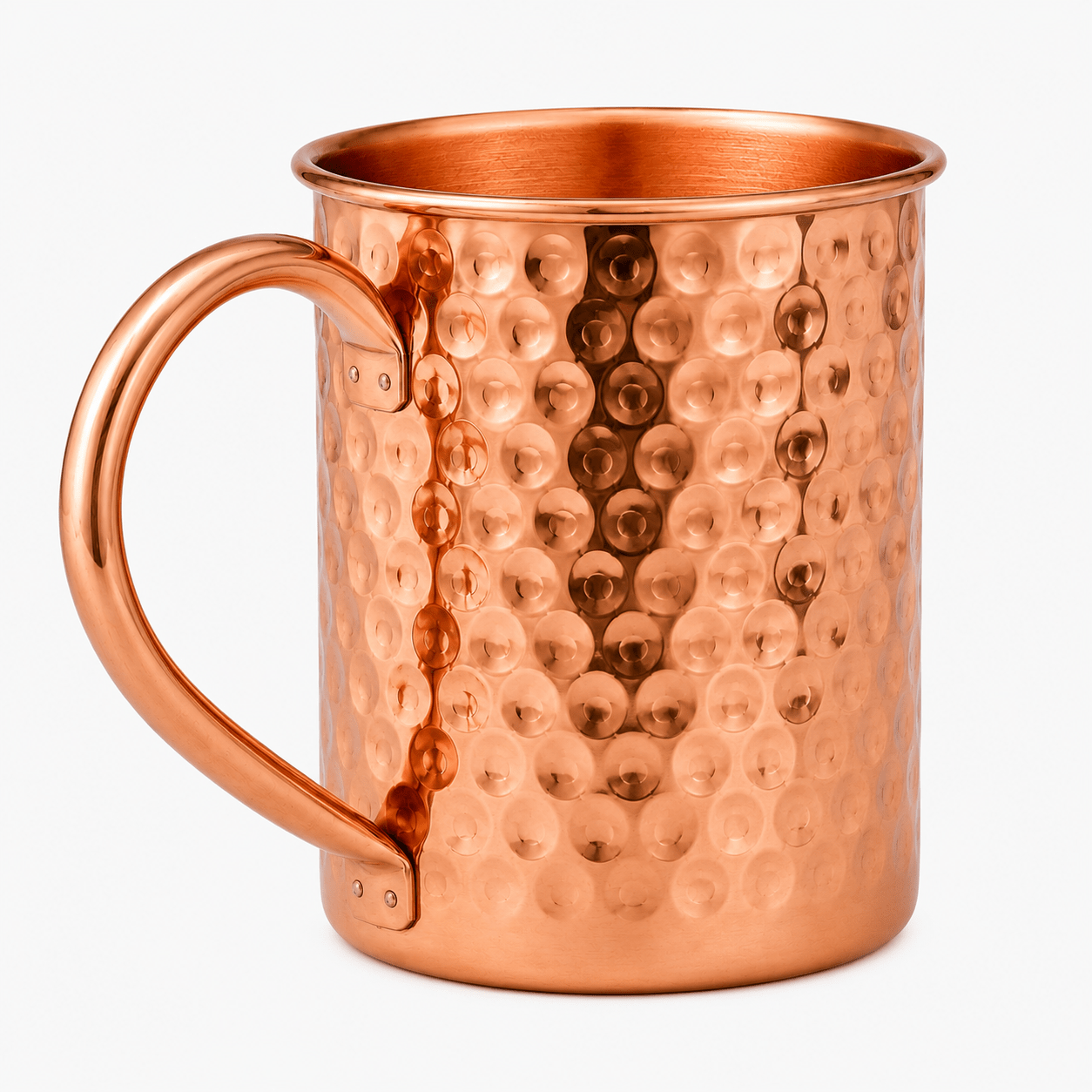 TEMU Solid , Handmade Thickened Copper, Classic Craft, Pure Copper Liner, Sturdy Durable Real