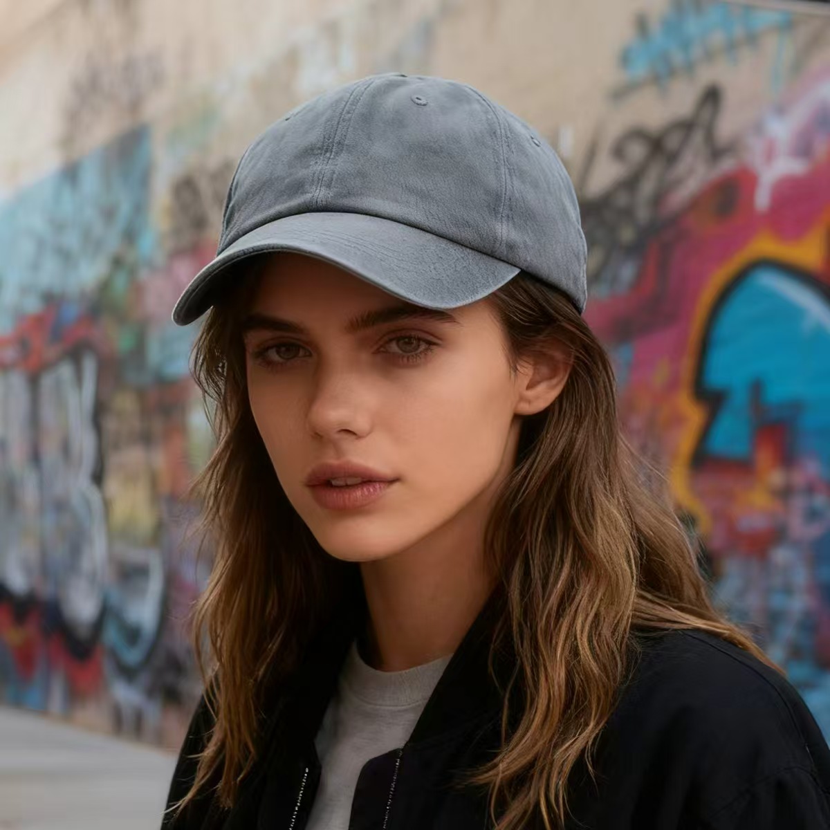 2pcs Vintage Washed Distressed Baseball Cap
