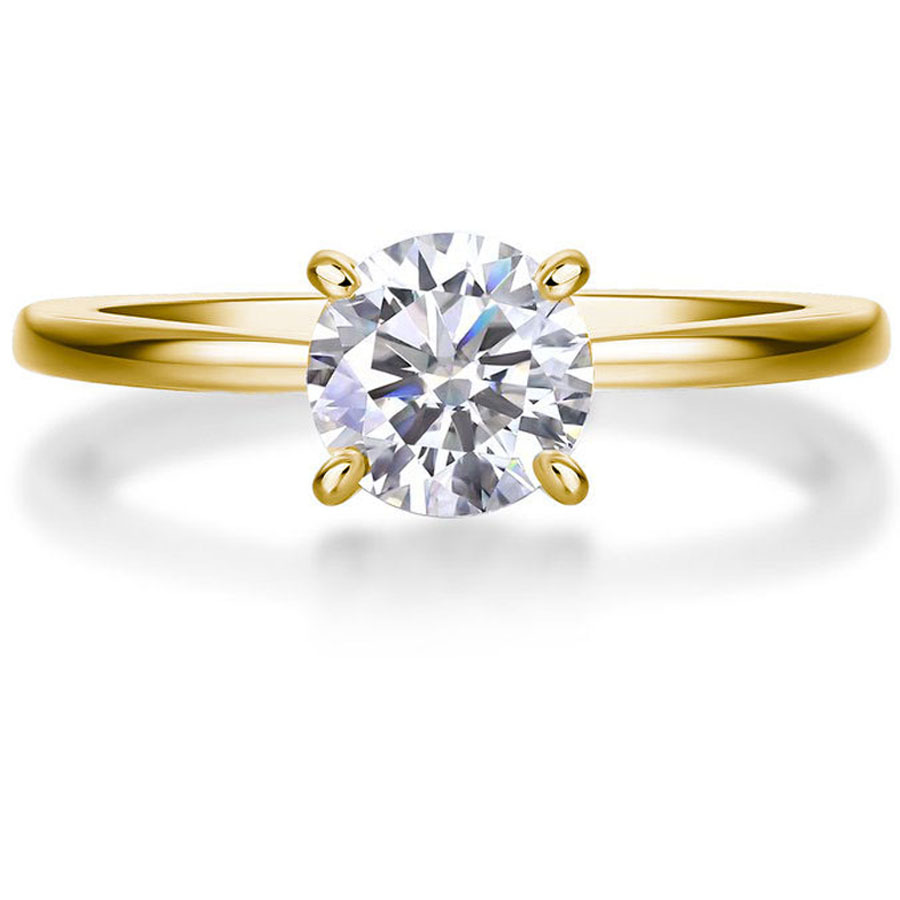S925 Silver Couple Rings with Moissanite, Elegant Gift Box