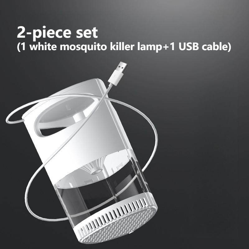 Image of Photocatalytic Killer Lamp, Home Inhaler Silent Usb And Fly Trap, Bedroom Office Use, White/pink , Essential For Pet Owners, Indoor Insect Repellent