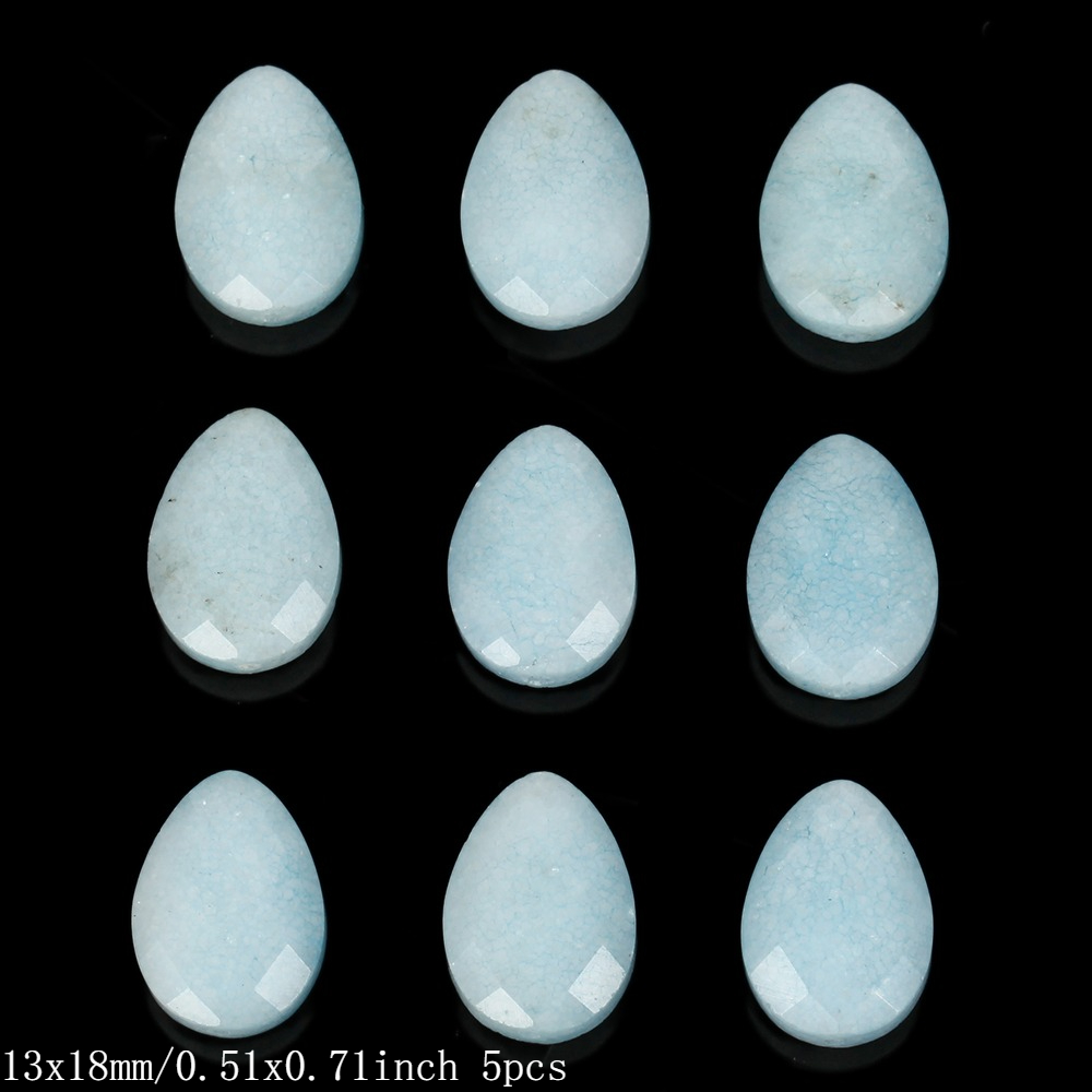 TEMU Perline Chalcedonia LOMUINE 5pcs - Perline Spaziatrici a Lucidate a (Viola e Blu), a per Creazione Gioielli Fai da Te, Bracciali e Collane -