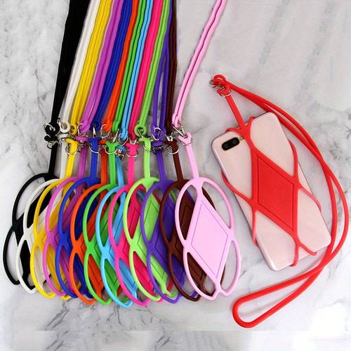 6 sets of phone lanyards adjustable hands strap reusable smartphone stand convenient carrying strap