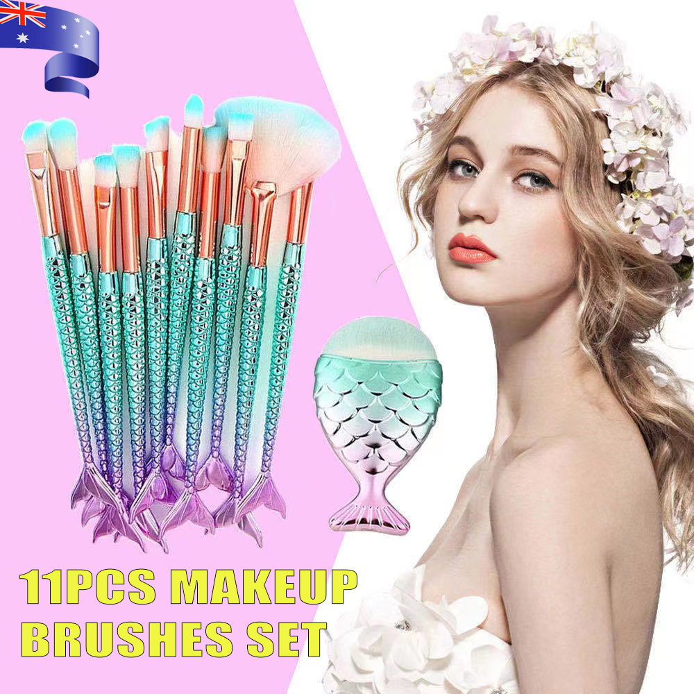 Mermaid Makeup Brush Set