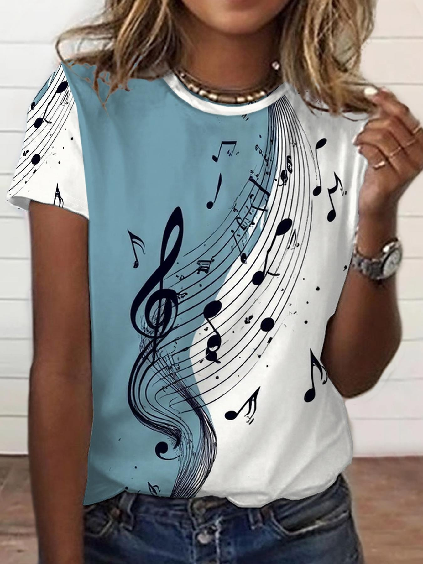 music note clothing sold on Temu Australia