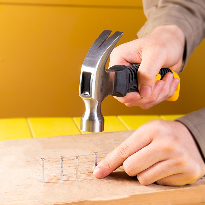 1pc Mini Rubber Grip Hammer, High Carbon Steel, Portable Claw Hammer for Home Use, Woodworking Nail Puller 8 1pc Mini Rubber Grip Hammer, High Carbon Steel, Portable Claw Hammer for Home Use, Woodworking Nail Puller