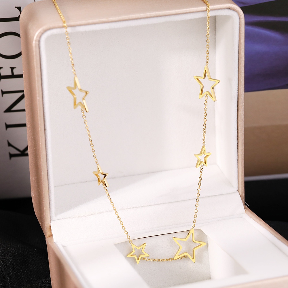 Retro Style Pentagram Necklace for Women