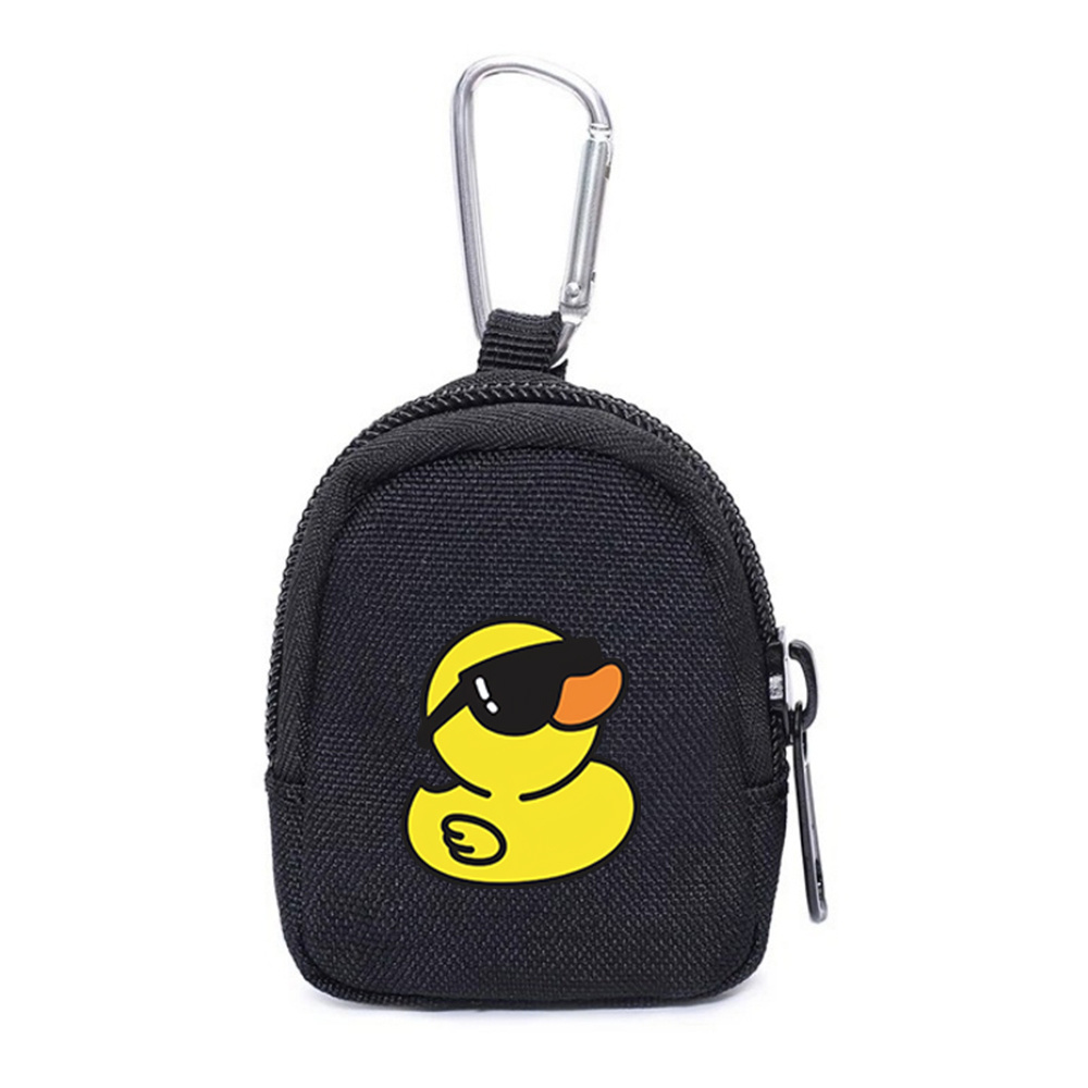 TEMU 1pc Yellow Duck Men's Durable Mini Coin Purse Wallet For Daily Travel