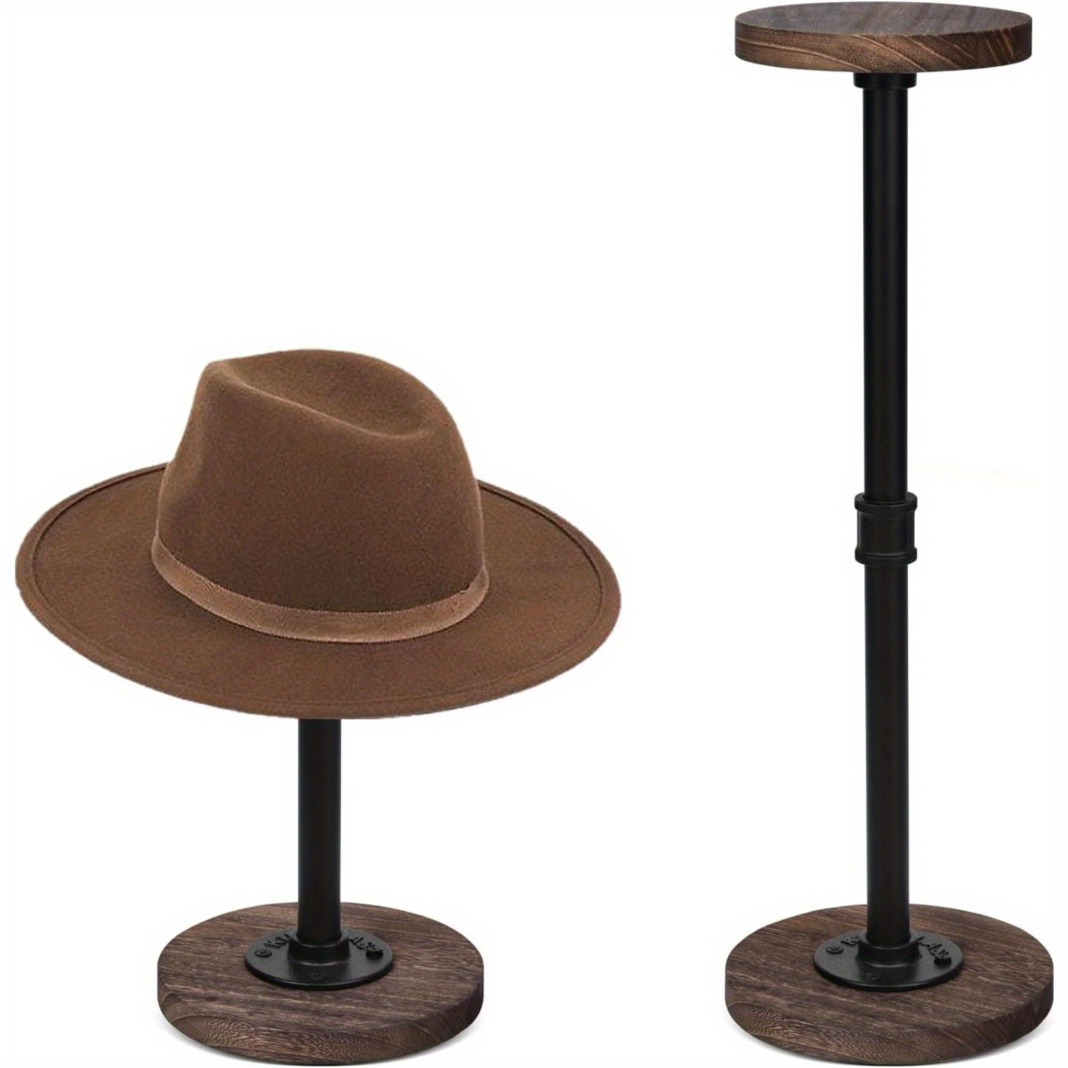 Haibeir Vintage Hat Display Stand Free Standing Country Hat Rack