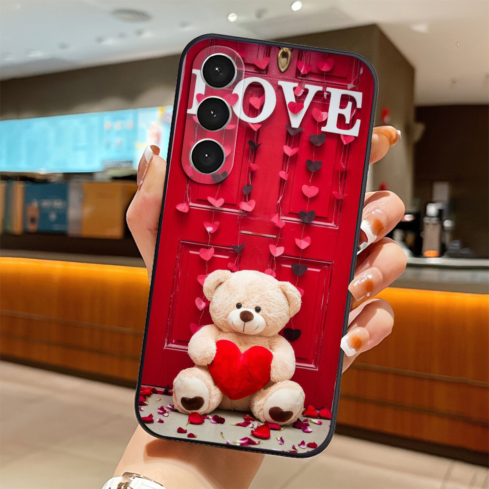 adorable teddy bear tpu phone case cover vivo series durable Temu