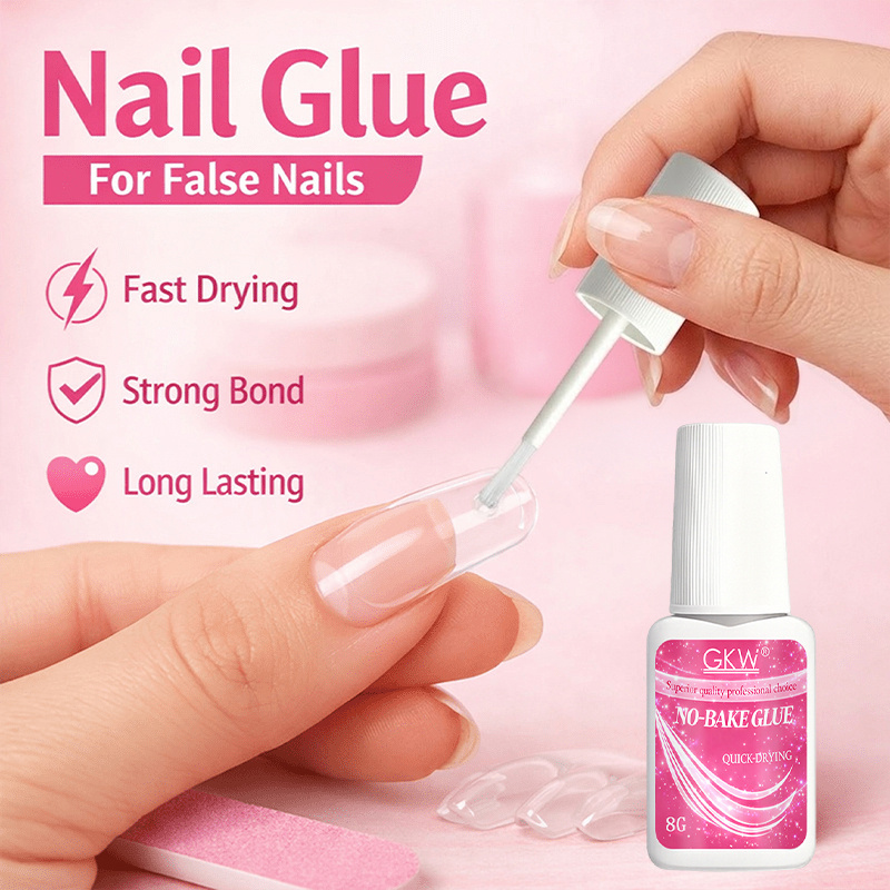super strong nail   no curing needed quick drying   strong nail tip   suitable for bonding   extremely powerful false nail   long lasting nail  