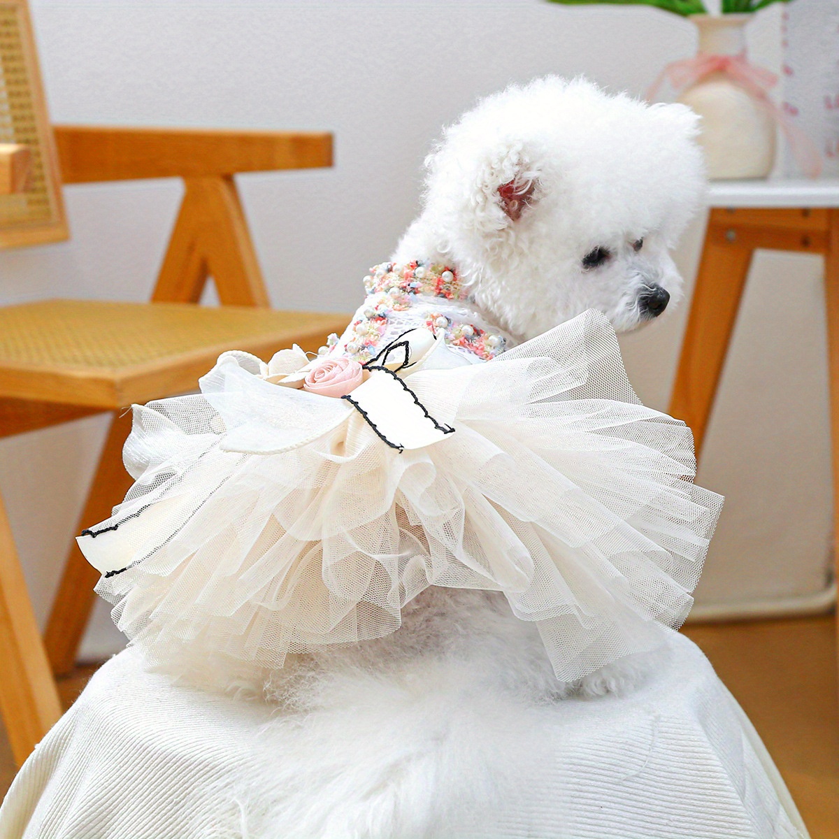 strapless open back dress Starry Night Dog Dress main image 1
