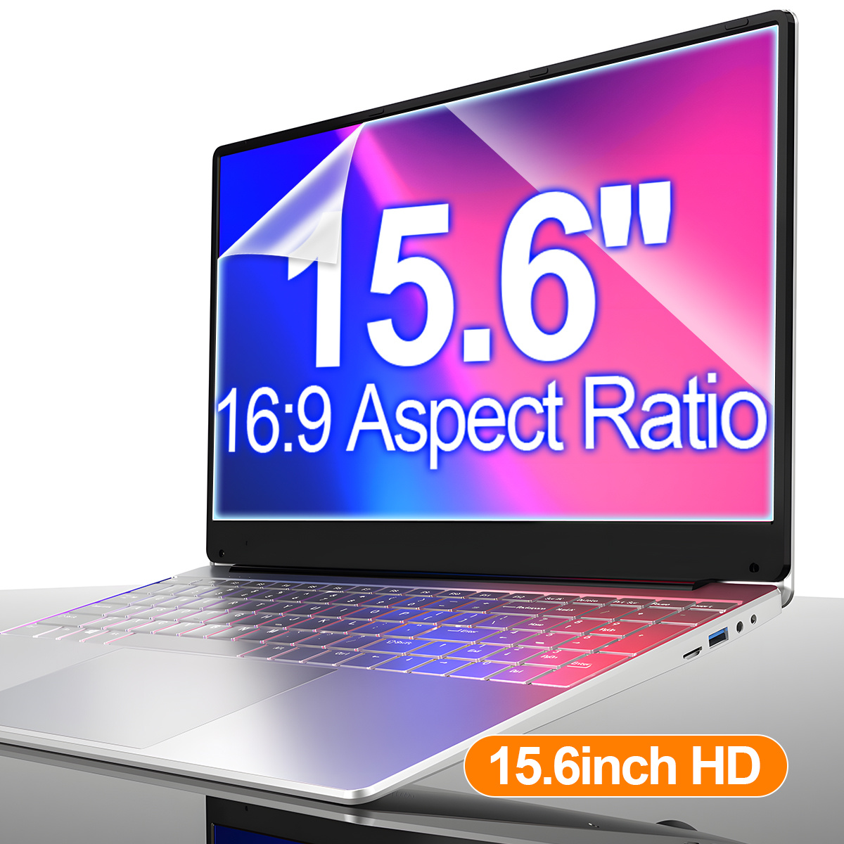TEMU 2pcs-15.6 pouces Anti-reflet pour ordinateur portable, compatible avec HP/Dell/Acer/ pour for samsung/ pour for d' de l'écran 16:9