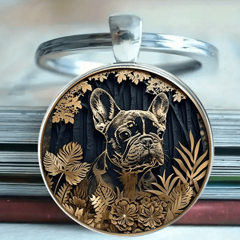 1pc Bulldog Keychains Are As Gifts On Birthdays, Christmas, New Year And Other Festivals, Bearing Full And Care