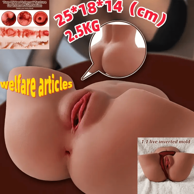 TPE Sex Doll Men Masturbation Sex Toy Full Body Doll Sexy Body with Real Vagina and Anus, Sex Doll Cat Fart Male Sex Toy Breast, Vagina, Anal Toys Christmas Gift New Year, Intimate Game and Masturbation, 3D Sensory Channel