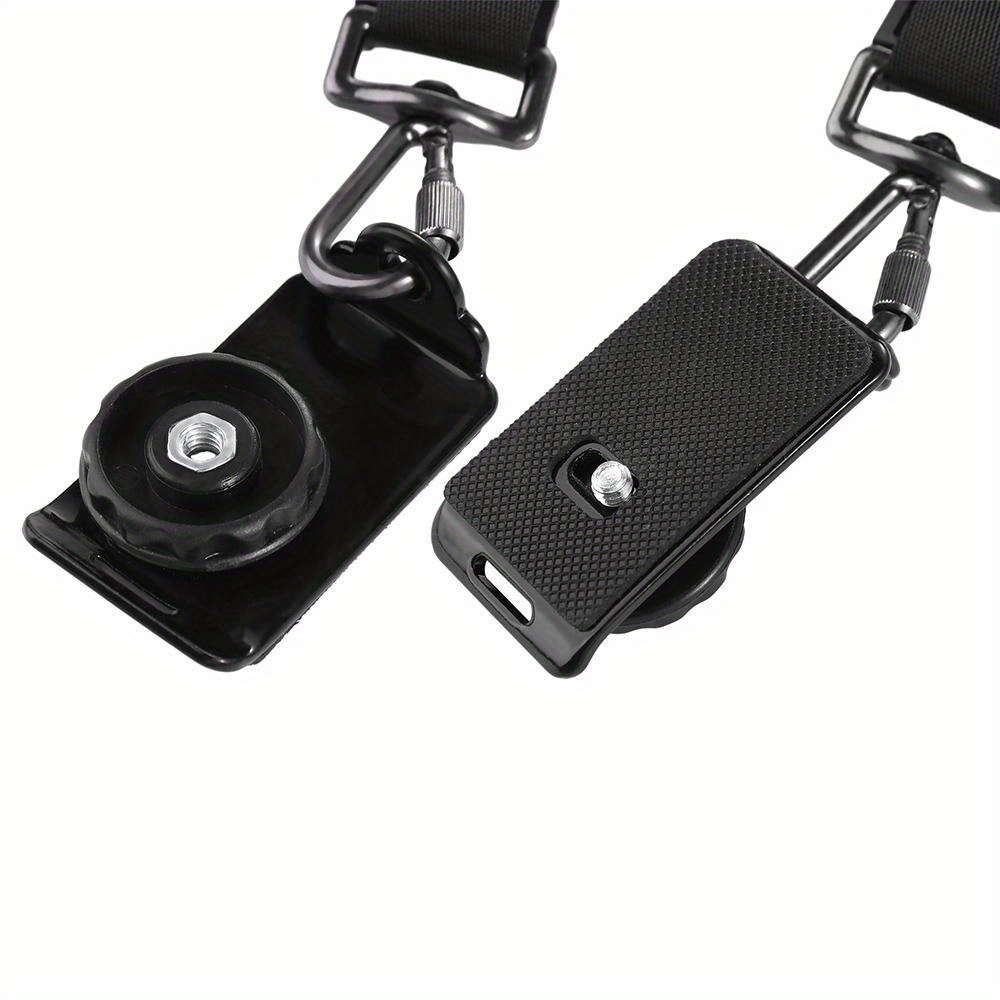 Tracolla Per Fotocamera Con Moschettone E Tasca: Neoprene Regolabile Per Canon Nikon Sony - 5