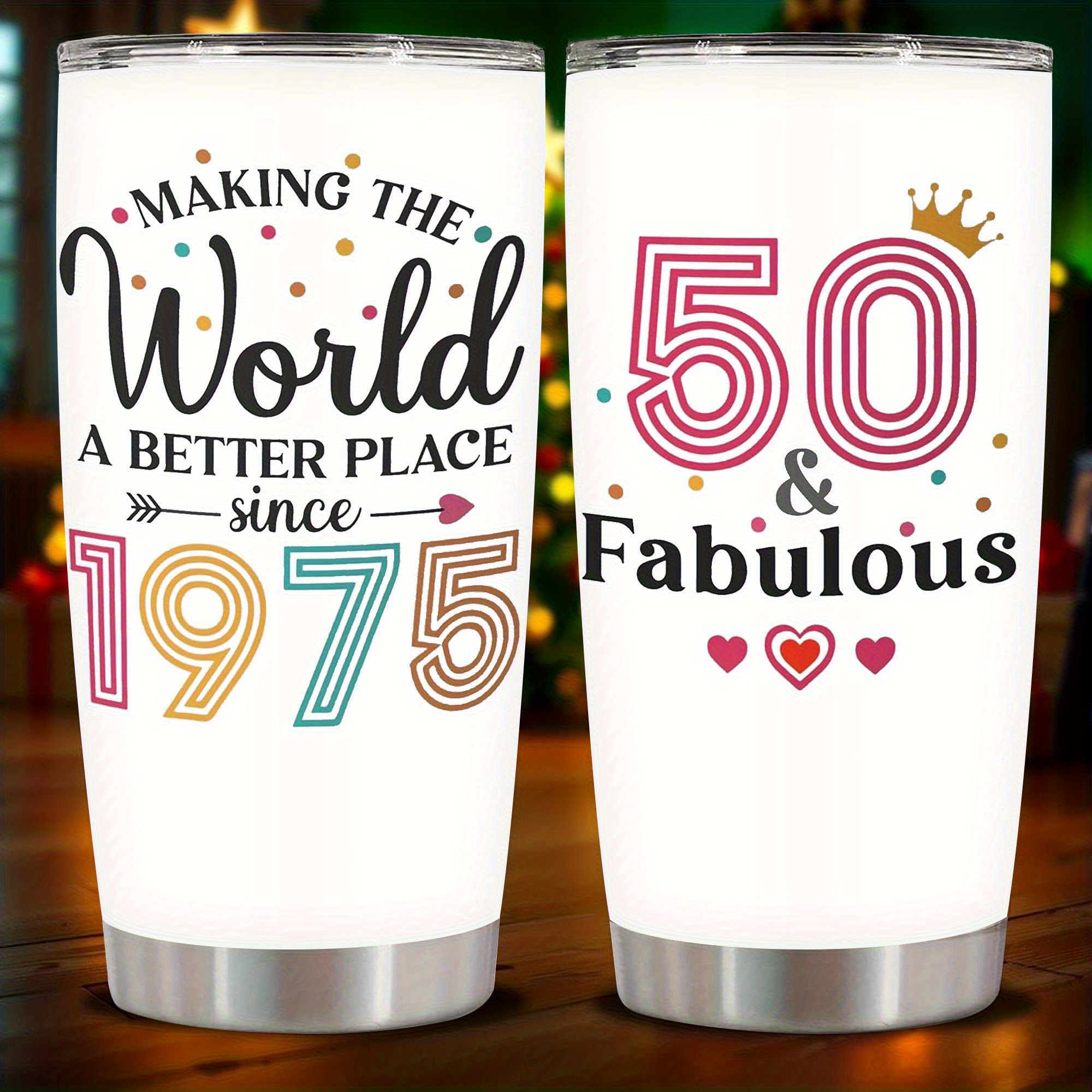 Geschenkset Zum 50. Geburtstag Für Frauen – Inkl. Tasse, Socken, Kerze & Make-up-Tasche, Humorvoll & Stylisch