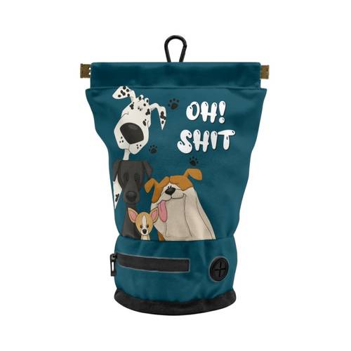1pc scooper bag portable hanging pet waste bag organizer bag dispenser with hook dog garbage holder camping pet cleaning supplies outdoor for dogs bag dispenser portable dog waste with carabiner
