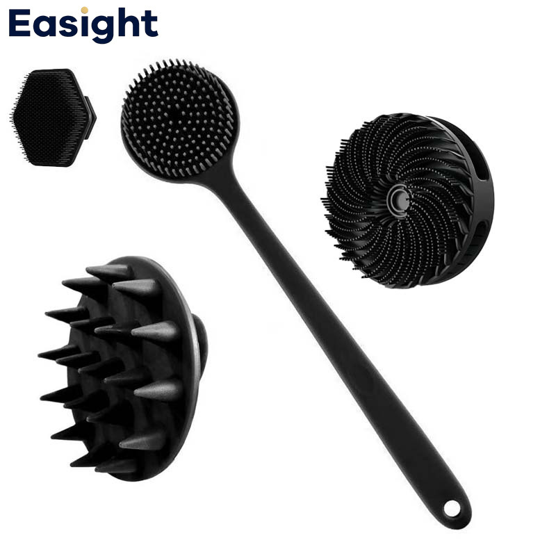 4pcs Back Scrubber Set for Shower, Ergonomic Design