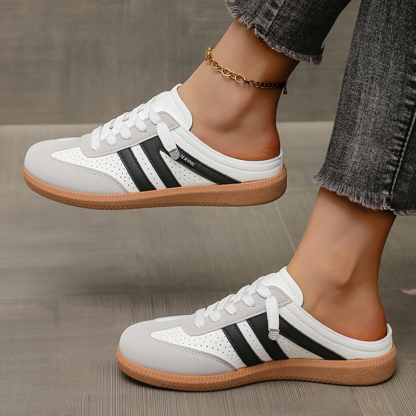 mule sneakers sold on Temu United States