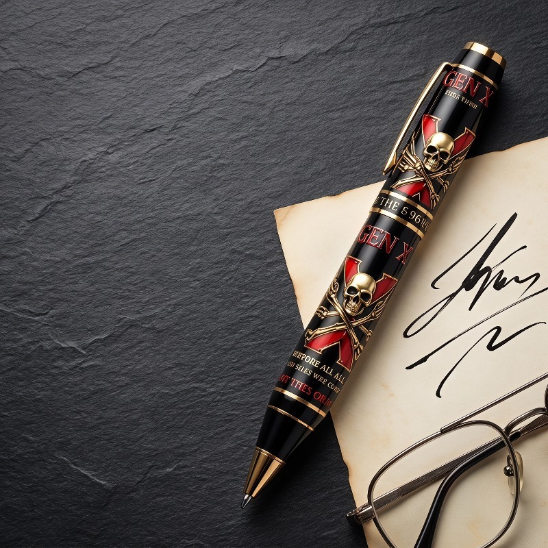TEMU Penne da disegno nostalgiche da 1965-1980 per , design con punta fine e texture metallica, e , confezione regalo commemorativa in premium