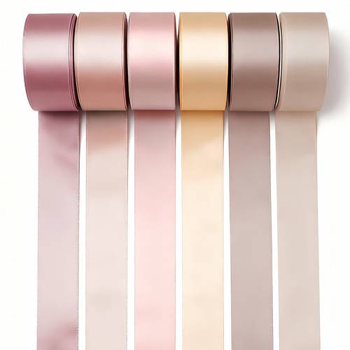 item picture a set of 6 rolls of solid color polyester ribbon totaling 5486 4cm in length and 2 5cm in width of satin ribbons suitable for wedding parties hair bow additions invitation decoration as well as gift wrapping for thanksgiving