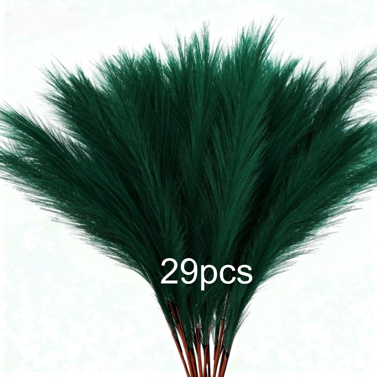 29pcs Artificial Pampas Grass- Realistic Look Artificial Pampas Plant For Home, Living Room Decoration, Room/table And Planter Decorations, Ideal For Wedding& 's Day Floral Arrangements, Decor