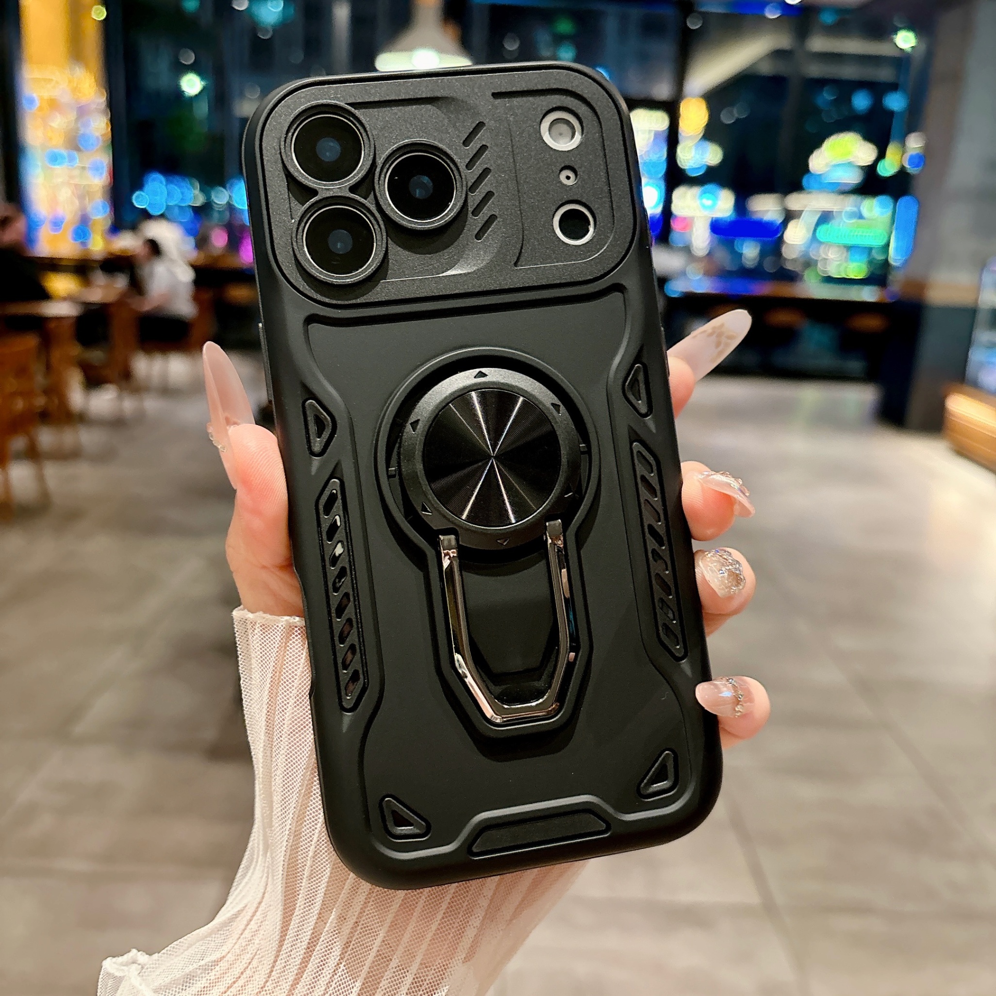 TEMU Phone Case - Suitable For 17 Pro Max, Integrated Stand, Iphone 15 Pro Max, Easy 11, High-end 14, Unisex 13, Full Protective 16 Pro/12