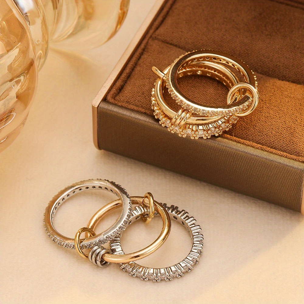 Women's Stackable Rings Party Jewelry Christmas Gift