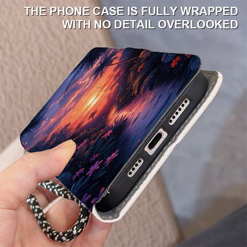 phone case 2d flat printing wallet case with card slot and stand pattern flip cover for redmi 10 india 10 2022 10 5 power 10a 10c 10x 4 prime 5 a 12 12 5g 12c 13 4g 5g 13c 13c 5g 9 9a 9at 9c