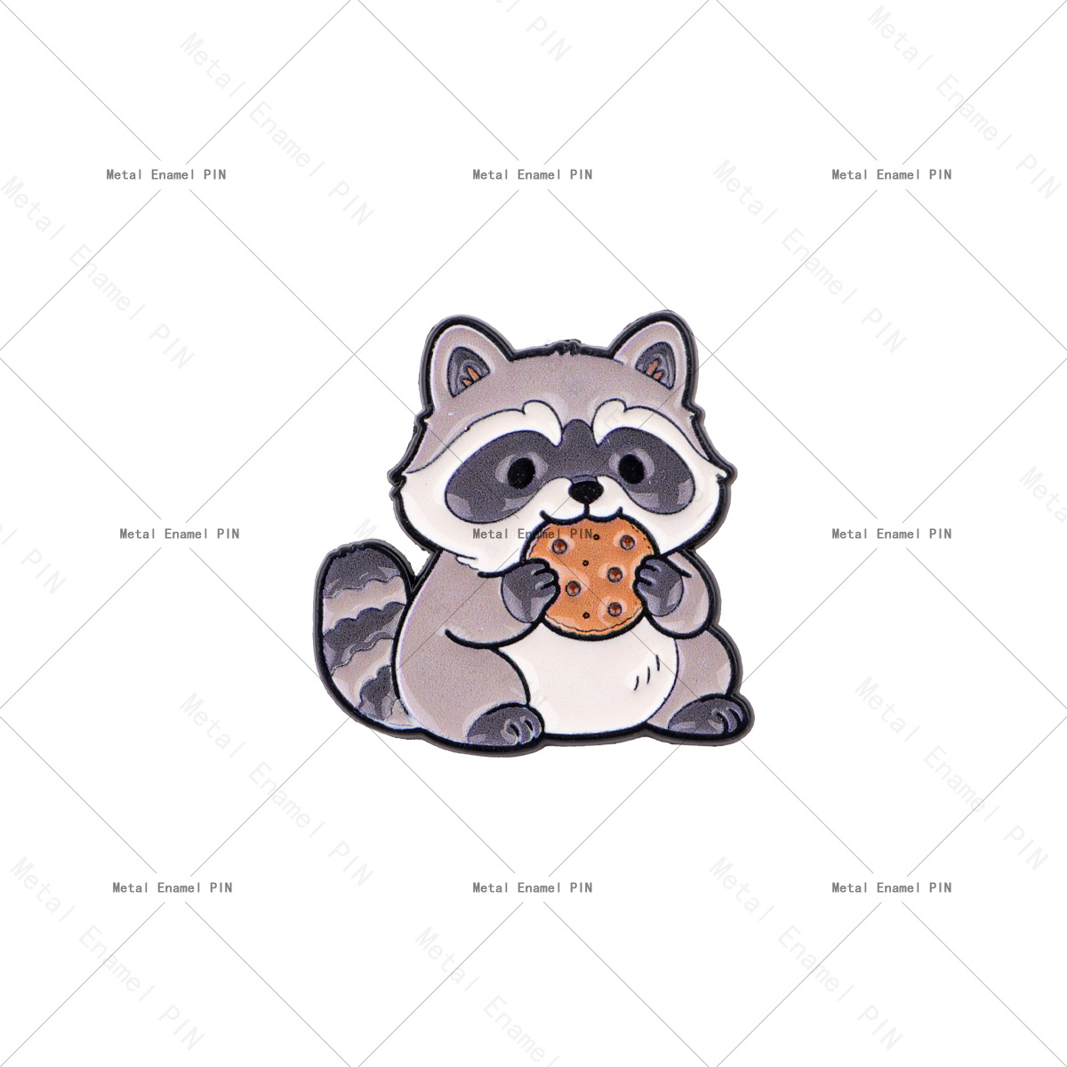 TEMU 1pc Cute Cartoon Raccoon Enamel Pin Anime Lapel Pins For Backpacks Gift Cute Things Brooches Badges On Backpack Brooch For Clothes Jewelry