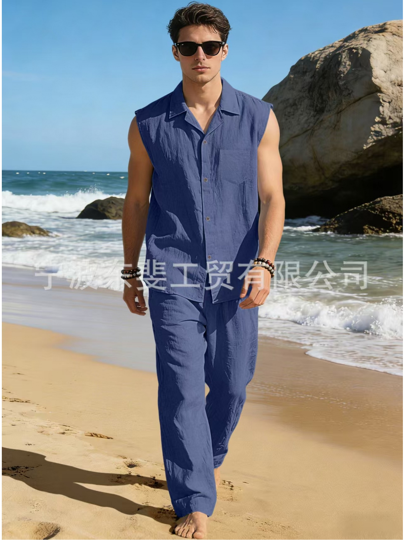 men linen clothes sold on Temu United States