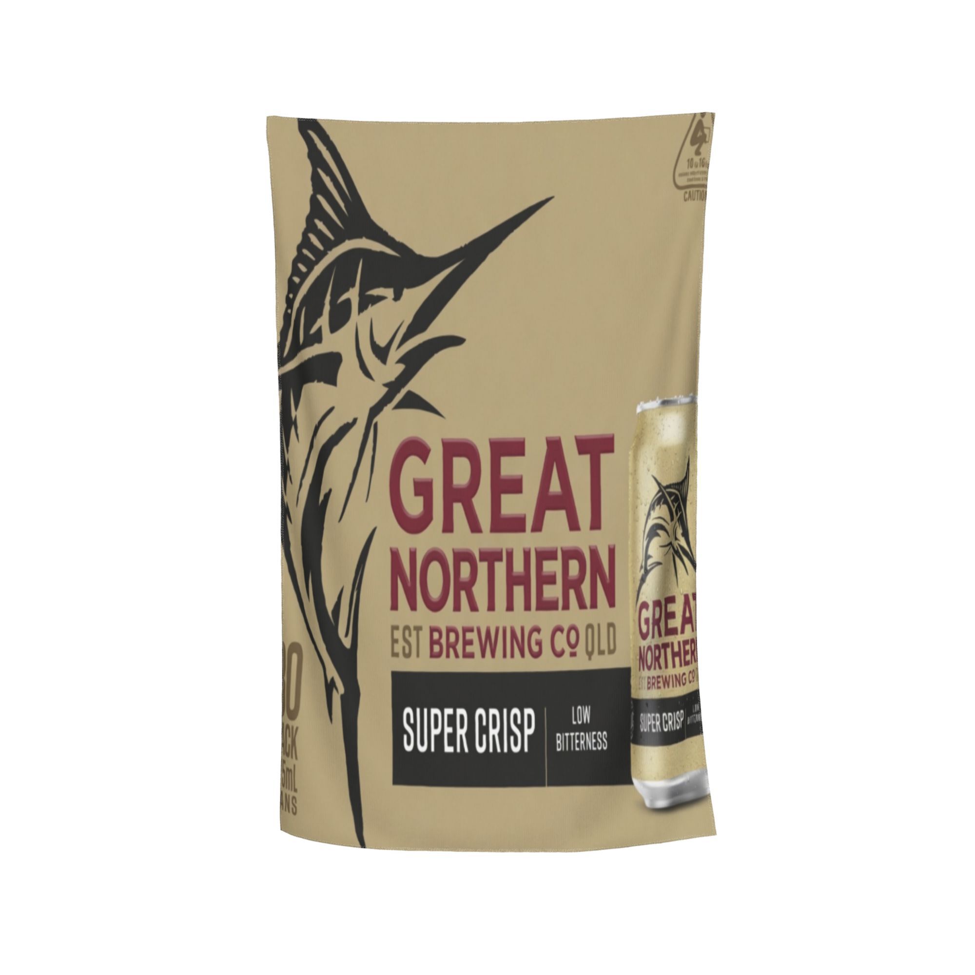 TEMU Great Northern Beer, Minimalist Striped Beach Towel, Oversized, Ideal For Seaside Vacations And Swimming, A Great Gift