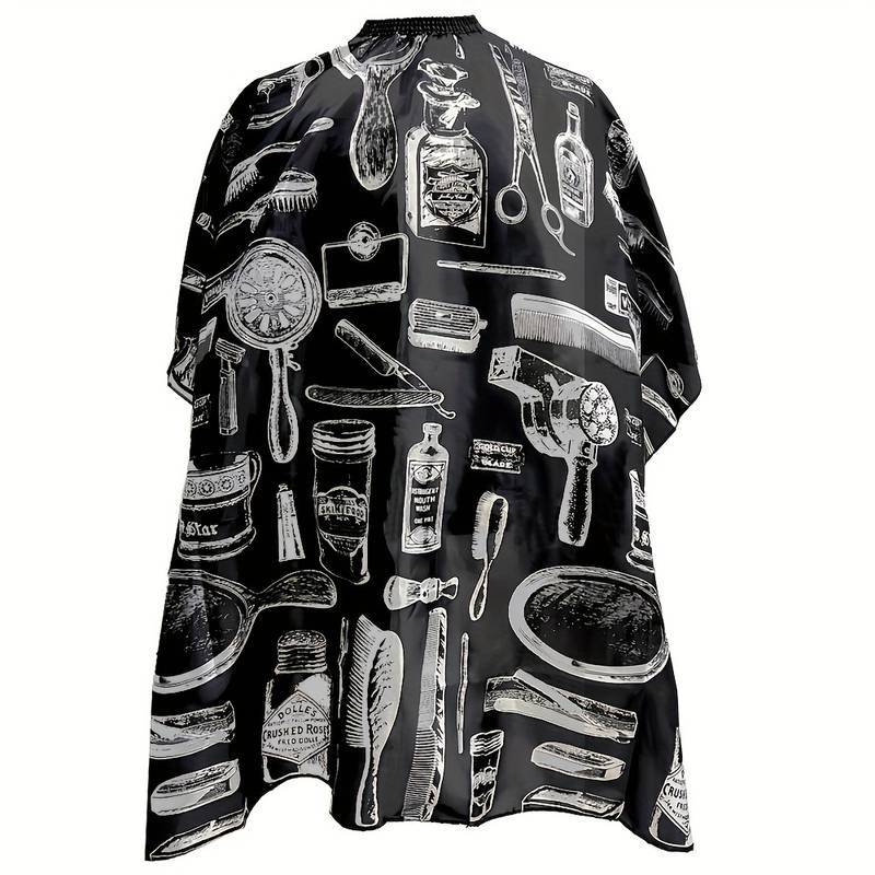 TEMU Professional Hairdressing Cape Hair Cutting Apron Cloth Dustproof Cape For Salon & Home Use Hairdressing Accessories C0027a