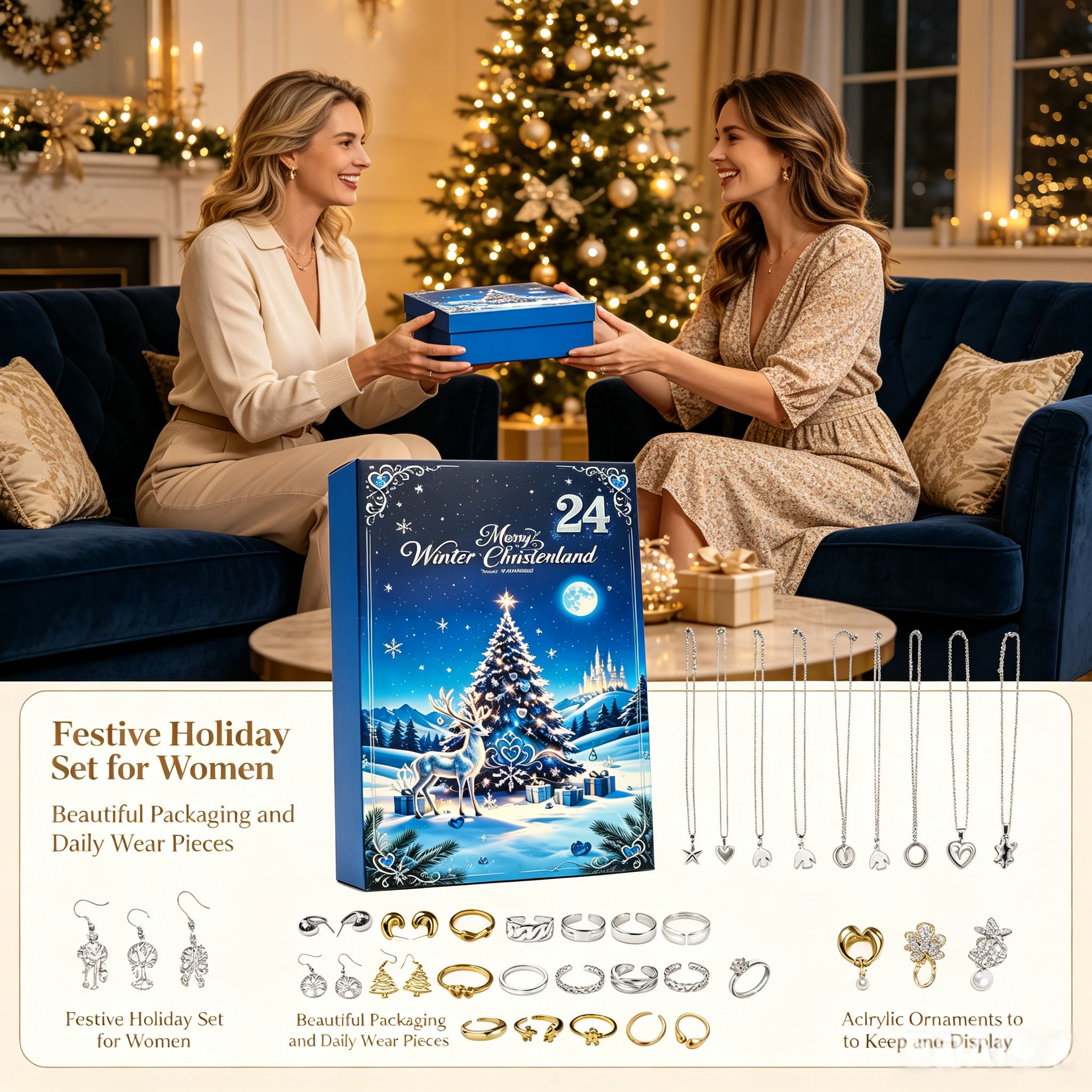 2026 Christmas Countdown Calendar, Versatile Gift