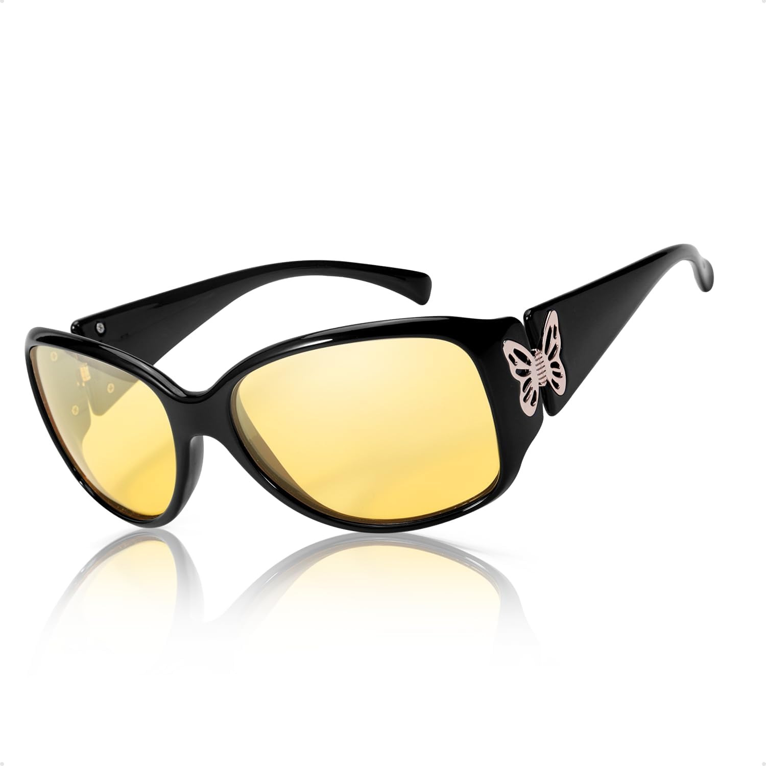 Gafas De Conducción Nocturna, Gafas Clásicas De Visión Noctu | Meses Sin Interés