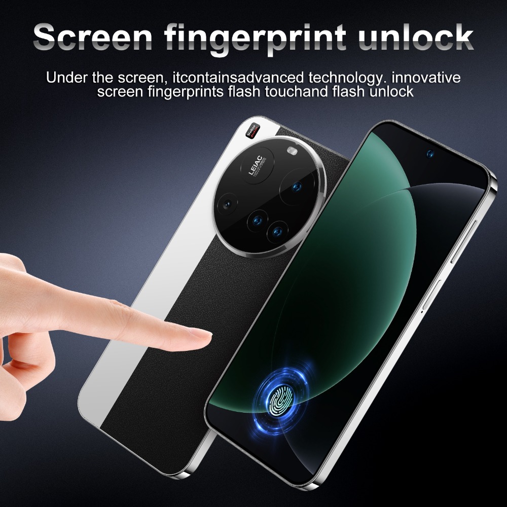 5g smartphone, 6.8-inch high-definition large screen,   system, 4gb and 64gb storage, dual cameras front and back, featuring face recognition, fingerprint unlock, gps function, suitable as gifts for   festivals Product details 4