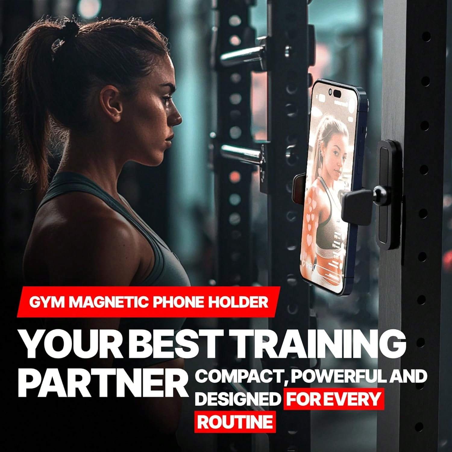 1pc gym car magnetic phone holder 360 degree adjustable Temu