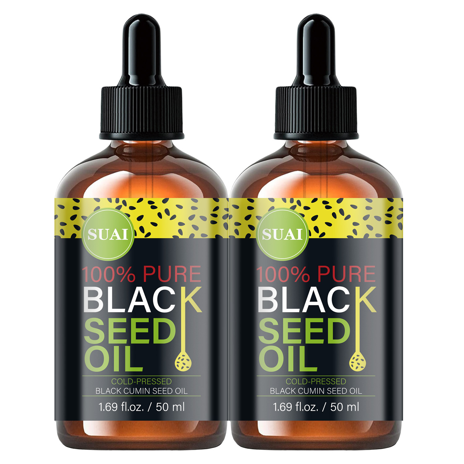 Image of 2 Pieces Of Oil, Cold-pressed, Designed To Moisturize And . Suitable For Uses Including Massage, Family Projects, Scraping, Showering, And Care For , Skin, Body, Nails, Hair