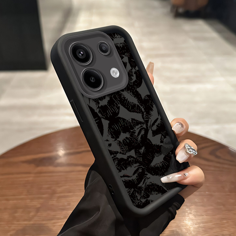 TEMU Phone Case - Premium Individual Black Phone Case Suitable For Redmi Note 13 14 Pro Plus 5g Note 10s 12s Note 12 11 Pro 4g Note 11s Sweet Cool