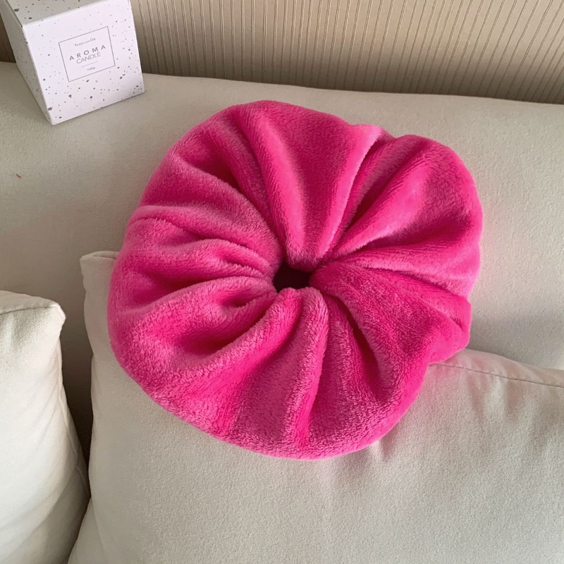 TEMU Anneau large en tissu de serviette surdimensionné, élastique à cheveux, élastique en peluche pour sécher les cheveux à , serre-tête, lavage du